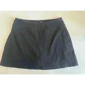 Athleta Black Layered‎ Lined Mini Athletic Skort Skirt XS
